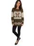 Liz Claiborne Tan Burgundy Green Pullover Sweater Size L - photo 1