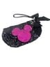 Disney Solid Black Pink Makeup Bag One size - photo 1