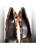 Stuart Weitzman Camo Brown Black Heels Size 9 1/2 - photo 3