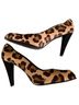 Stuart Weitzman Camo Brown Black Heels Size 9 1/2 - photo 11