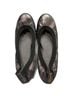 Stuart Weitzman Snake Print Gray Black Flats Size 9 1/2 - photo 6