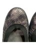 Stuart Weitzman Snake Print Gray Black Flats Size 9 1/2 - photo 7