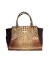 Brahmin 100% Leather 100% Suede Camo Brown Tan Tote One size - photo 1
