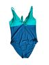 Summersalt Color Block Teal Blue One Piece Swimsuit Size 10 - photo 1