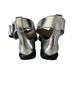 ALLSAINTS 100% Leather Solid Silver Flats Size EU 37 - photo 2