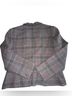 Pendleton 100% Wool Plaid Brown Blue Blazer Size 12 - photo 5
