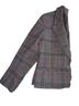 Pendleton 100% Wool Plaid Brown Blue Blazer Size 12 - photo 6