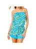 Lilly Pulitzer Floral Blue Green Pink Romper Size S - photo 1