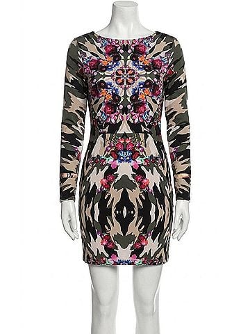 Nicole Miller Artelier Nicole Miller Printed Dress in Multi (view 1)