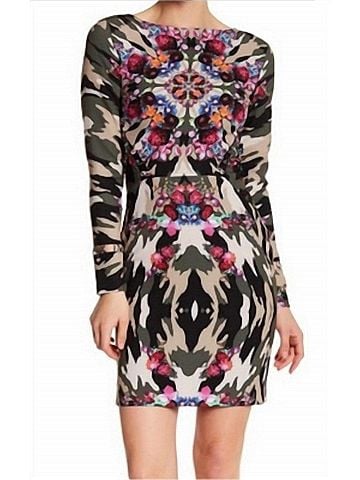 Nicole Miller Artelier Nicole Miller Printed Dress in Multi (view 2)