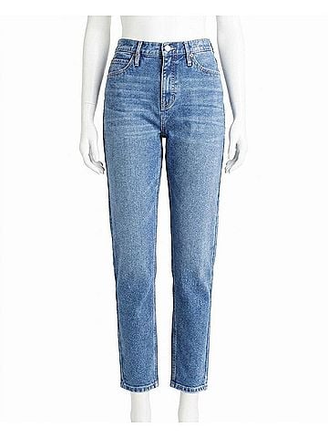 Nicole Miller Sunnyside High Rise Taper Leg Jean in Dark Blue (view 1)