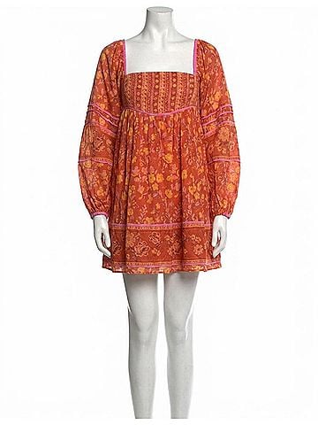Free People Endless Afternoon Mini Dress in Chili Combo (view 1)