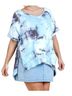 Umgee Blue Tie Dye Top in Sky Size S - photo 5