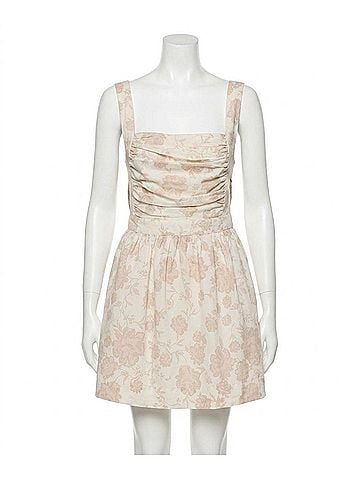 Free People Meet Me in Maui Mini Dress in Ivory Combo (view 1)