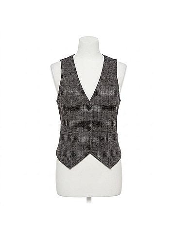 Bella Dahl Cinch Back Vest in Glencheck Plaid (view 1)