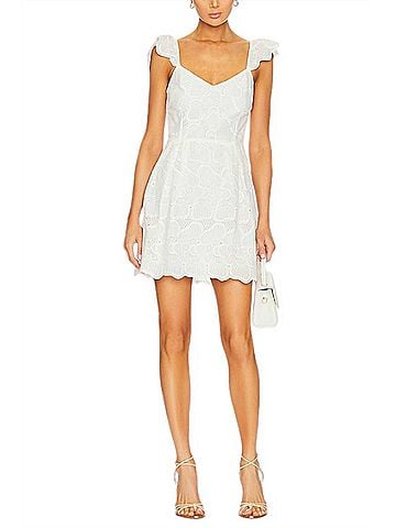 Steve Madden Sierra Dress in Wht (view 2)