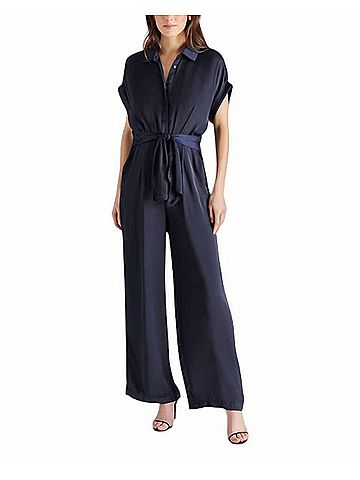 Steve Madden Tori Jumpsuit in Midnight (view 2)
