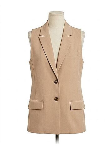 Steve Madden Nolan Vest in Khaki (view 1)