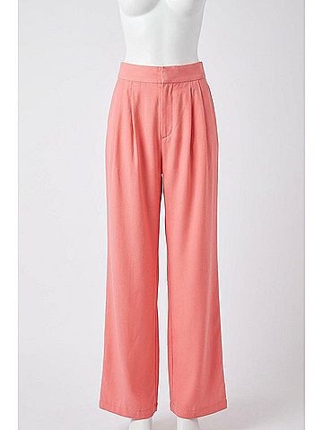 Steve Madden Isabella Wide Leg Pant in Coral Pink (view 1)