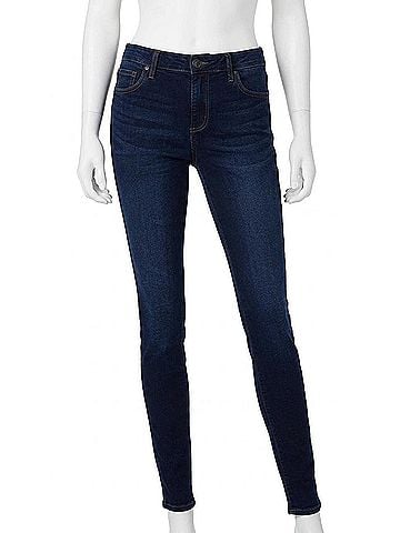 Kut from the Kloth Diana High Waist Skinny Jeans in Attitude (view 1)