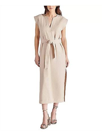 Steve Madden Aeris Midi Dress - Plus in Natural (view 2)