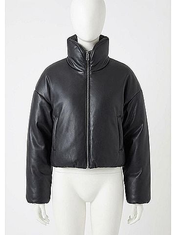 Steve Madden Stratton Zip Jacket in Black (view 1)