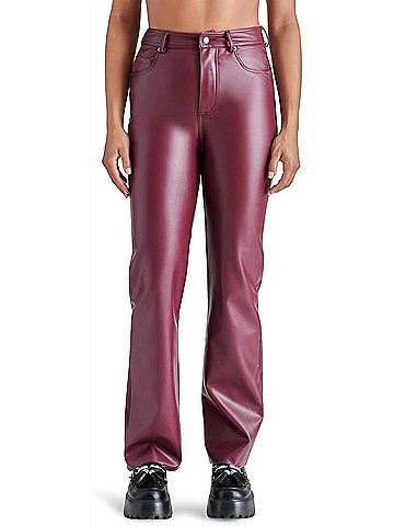 Steve Madden Loren Pant in Cordovan (view 2)