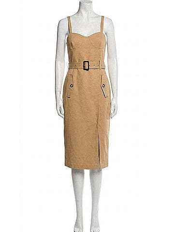 Steve Madden Adley Sleeveless Utility Dress in Butterscotch (view 1)