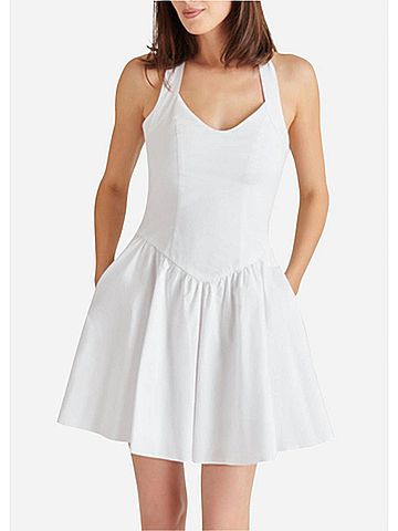 Steve Madden Yala Mini Dress in White (view 2)