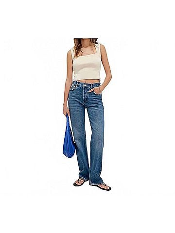 Free People Holly Highrise Bootcut Jeans in Thames (view 2)