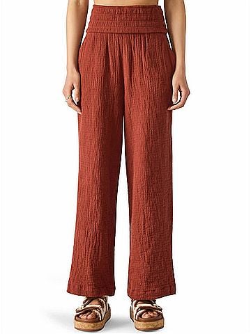 Steve Madden Pomeline Pant in Rust (view 2)
