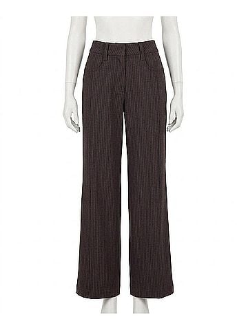 Kut from the Kloth Charlotte High Rise Wide Leg Trouser in Chocolate (view 1)
