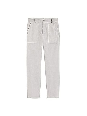Bella Dahl Women's James Patch Pocket Trouser in Grey Mist (view 1)