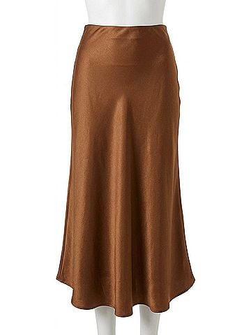 Bella Dahl Bias Slit Skirt in Twilight Gold (view 1)