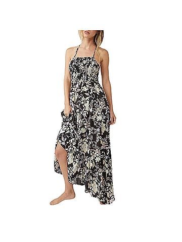 Free People Women's Heat Wave Printed Maxi Dress in Midnight Combo (view 2)