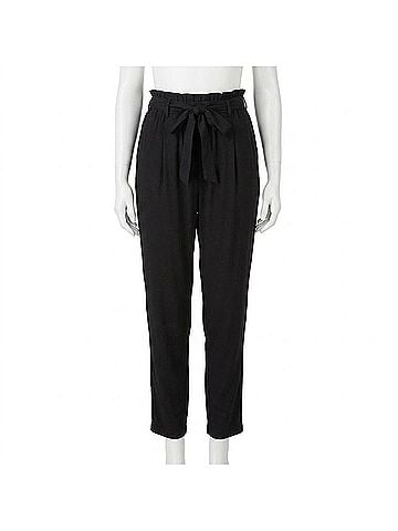 Bella Dahl Women's Belted Trouser in Black (view 1)