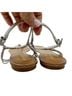 Veronica Beard 100% Leather Silver Sandals Size 8 1/2 - photo 5