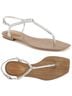 Veronica Beard 100% Leather Silver Sandals Size 8 1/2 - photo 4