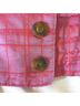 Bogner Plaid Pink Red Jacket Size 12 - photo 11