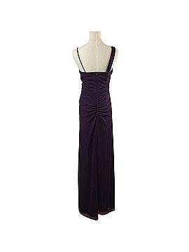xscape by joanna chen purple dress XSCAPE Joanna Chen Gown Dress Womens 6 Beaded Lace Mermaid Pleats Ball Formal