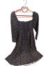 o.p.t Floral Black Cocktail Dress Size 8 - photo 2