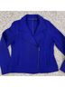 Tahari Solid Blue Jacket Size L - photo 4