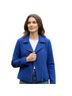 Tahari Solid Blue Jacket Size L - photo 1