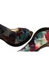 Style&Co 100% Synthetic Floral Graphic Marled Tropical Tie-dye Multi Color Heels Size 6 - photo 3