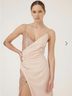 Likely Solid Pink Gold Cocktail Dress Size L - photo 4