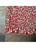 Vero Moda Floral Red Orange Casual Skirt Size XL - photo 4