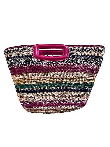 Maje Raffia Straw Tote Bag Bucket Bag (view 2)