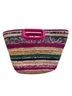 Maje 100% Raffia Stripes Pink Bucket Bag One size - photo 2