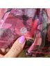 Lululemon Athletica Print Pink Black Skort Size 4 (tall) - photo 5