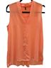 NYDJ 100% Polyester Solid Orange Sleeveless Top Size S - photo 1